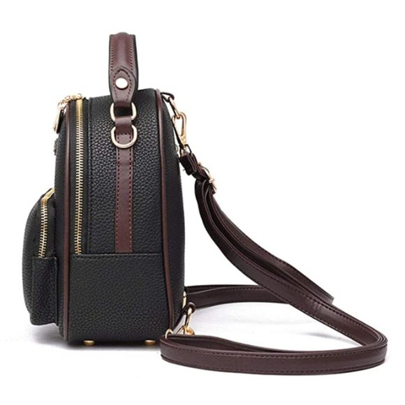 Leather pattern Backpack